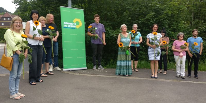 Von links nach rechts: Karin Gutschlag (Platz 7), Sabine Wever-Gall (Platz 8), Heidi Schmidt-Adler (Platz 3), Walter Gutschlag (Platz 6), Jan Wölkerling (Platz 4), Carina Hennecke (Platz 1), Petra Zylla (Platz 5), Katharina Rittinghaus (Platz 2), Silke Heseler (Platz 11), Brigitte Hornig (Platz 9), Thilo Hornig (Platz 10 - wurde nicht zugelassen)