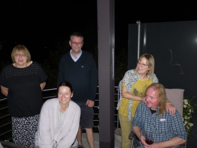 Stehend v. links n. rechts: Heidi Schmidt-Adler, Thomas Müller, Karin Gutschlag / Davor Katja Orlowski und Walter Gutschlag