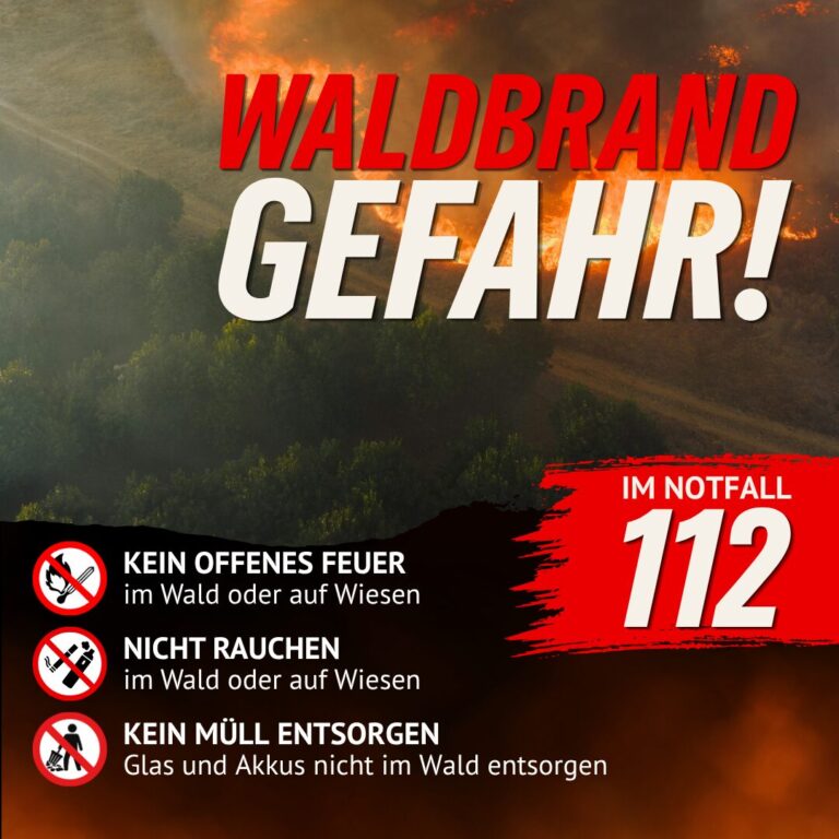 Waldbrandgefahr!